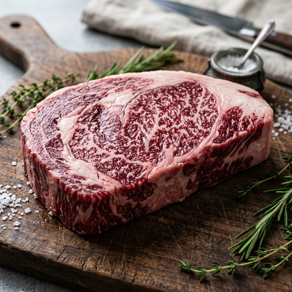 A Thick-Cut Iga Beef Steak