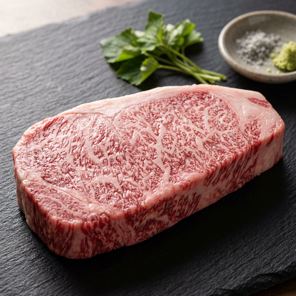 A Perfect, Silky Cut of Iyo Beef Kinu no Aji