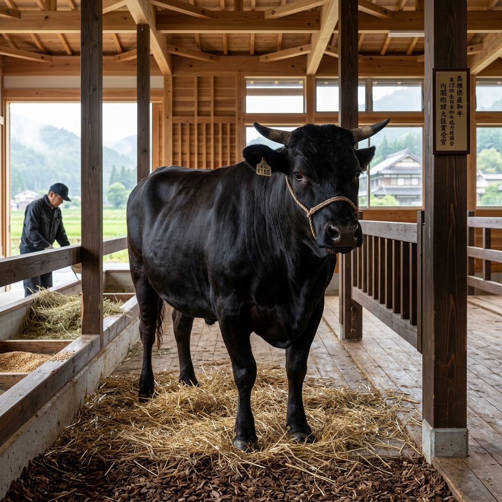 A Robust, Award-Winning Lineage Shimane Wagyu Cow