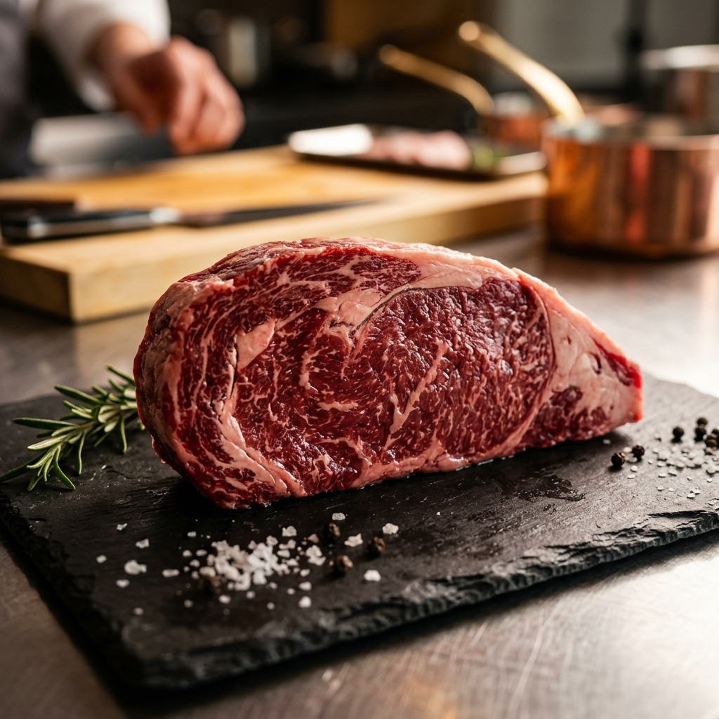 A Robust, Thick-Cut Soya Kurogyu Steak