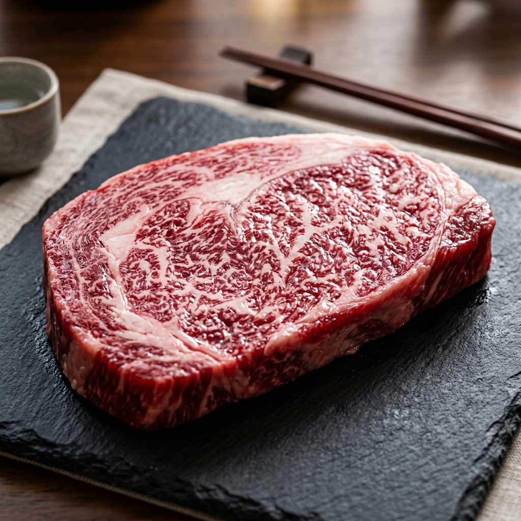 A Deep Crimson, High-Oleic Cut of Yamato Ushii