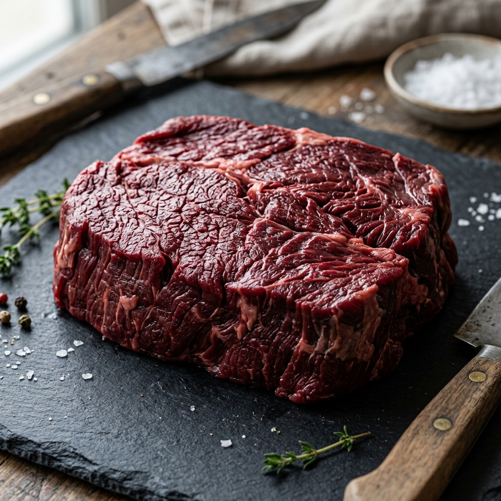 Dense, Deeply Red Ibusana Beef That Rejects the BMS Scale