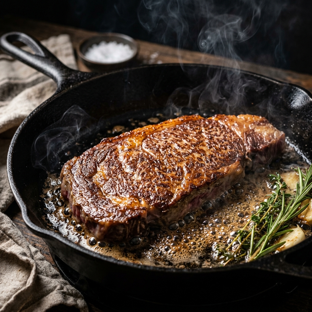 How to Cook Wagyu: The Molecular Guide to Cooking Temperature, Surface Maillard, and Internal Lipid Liquefaction